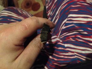 Pleated into 64ths alt angle.