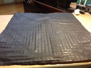 All Precreasing done.  Ready to collapse!